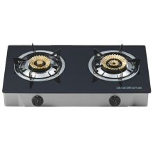 7mm tempered glass top gas stove cooker